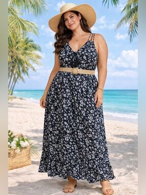 🔥5/$35🔥 Tiare Hawaii Floral Maxi Dress | OS